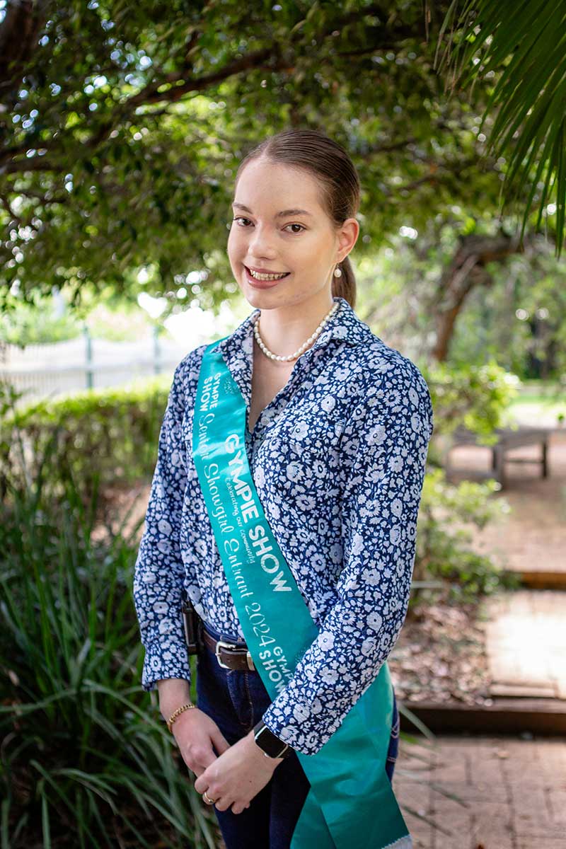 Hannah Johnston- Senior Showgirl representing the Pavilion and Dairy Committee